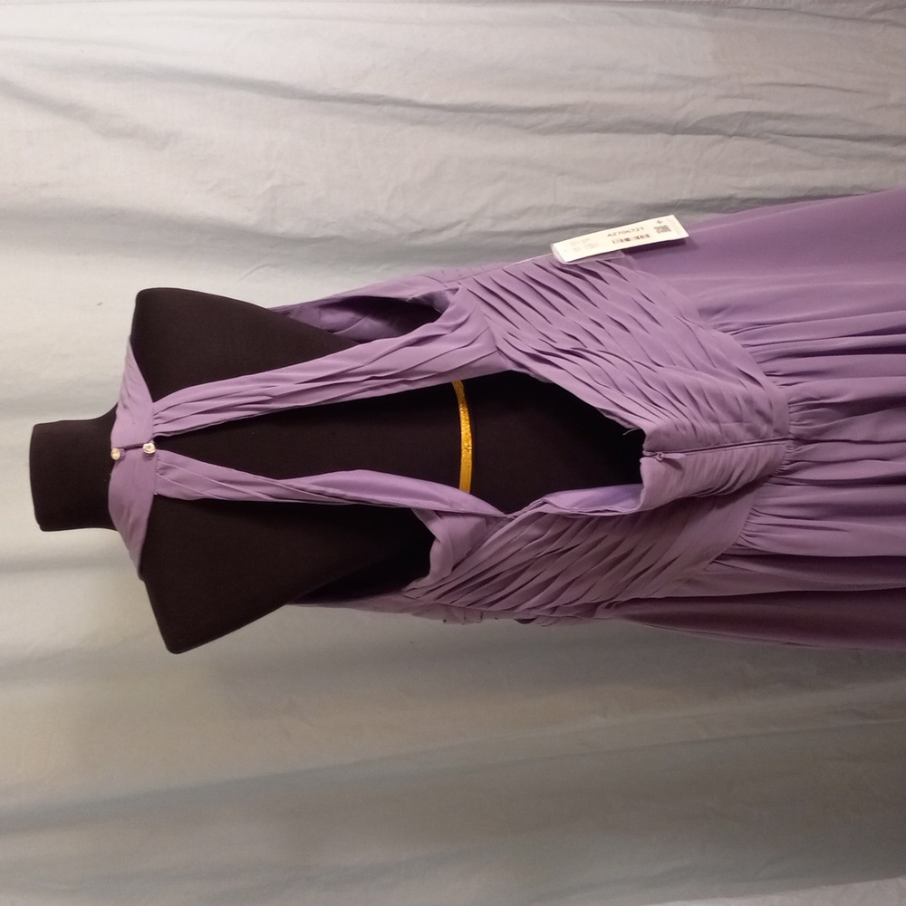 Azazie A26 Purple Evening Gown NEW - Picture 8 of 13